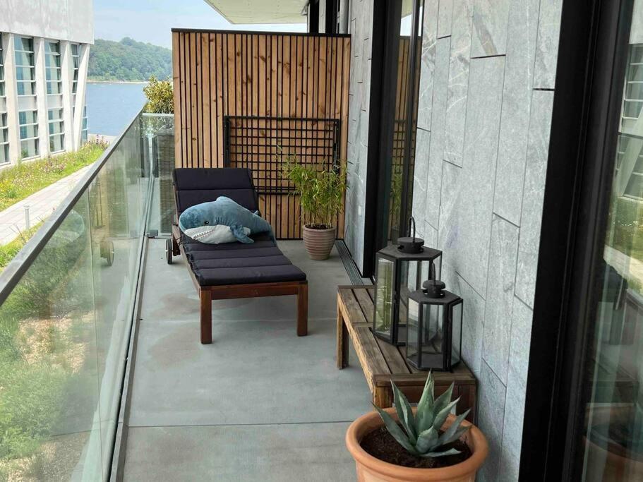 Appartement Bo Med Stil Og Udsigt Til Aarhus Lystbadehavn Extérieur photo